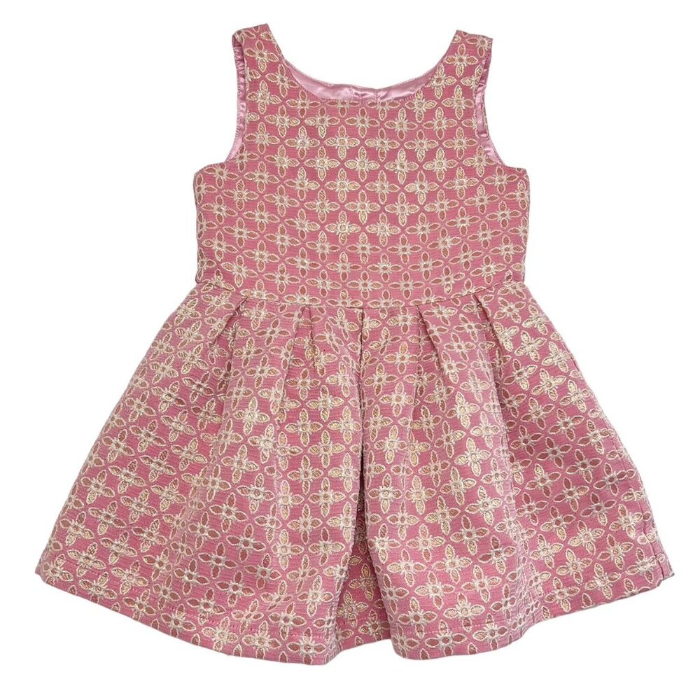 Kapital K Pink & Orange Metallic Party Dress